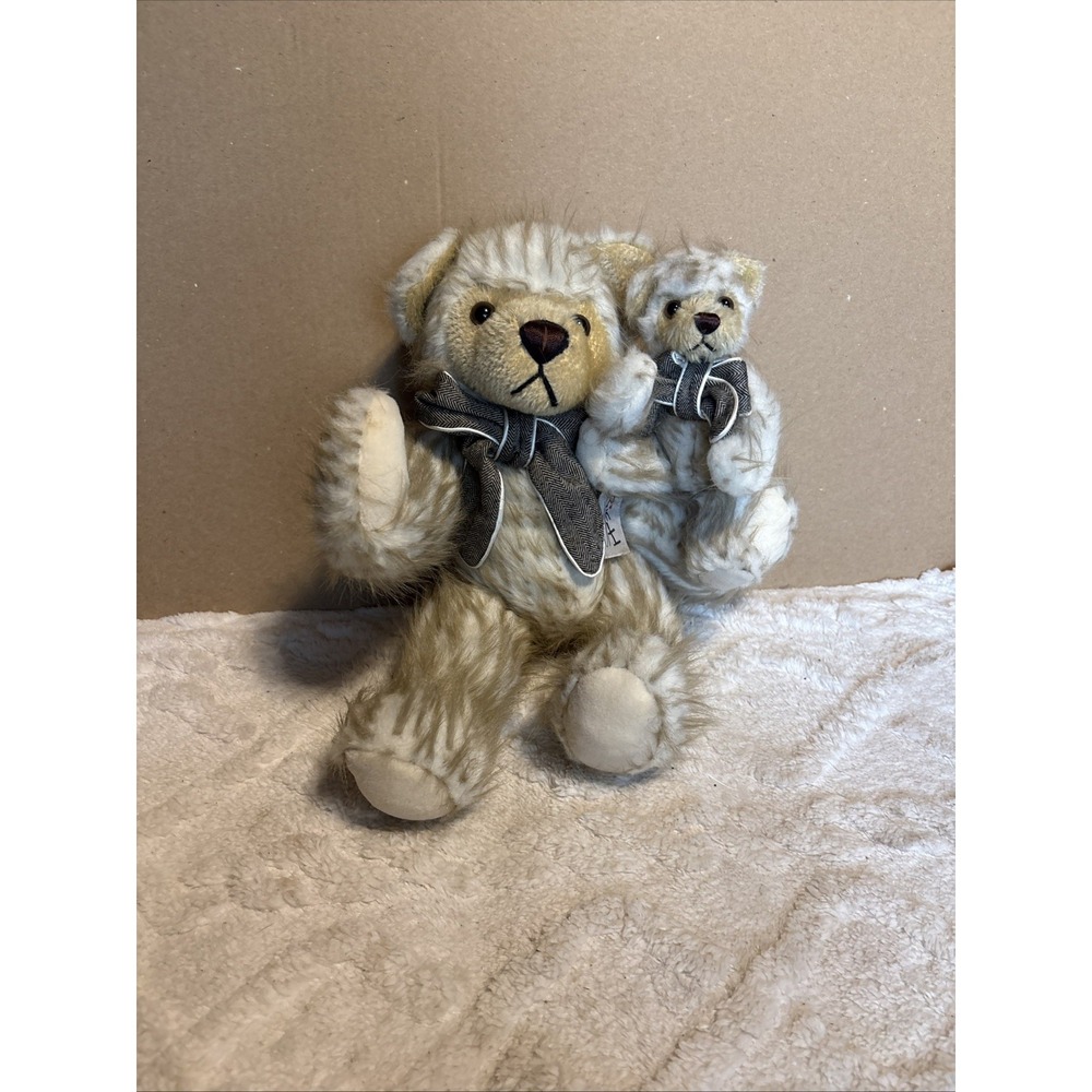 Vintage Rich Brand Teddy Bear Plush 14 Inch Collectible Scruffy & Adorable